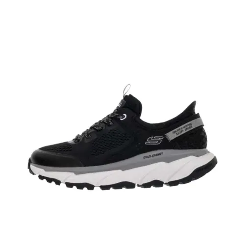 Skechers D'LUX JOURNEY Низкий Топ Casual Женский Черный Белый