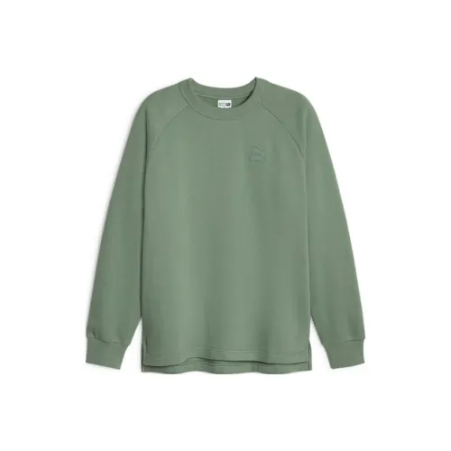 PUMA Армейский зеленый Унисекс Свитшоты