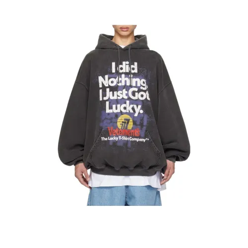 Vetements Серый Мужской Свитшот