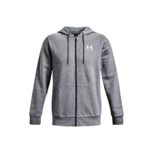 Under Armour Medium Peach Gray Men's Sweatshirts