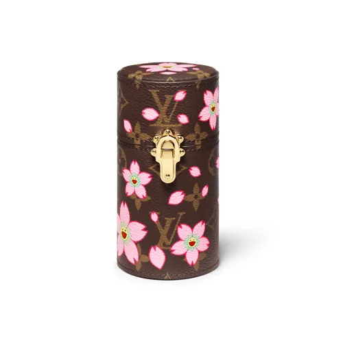 LOUIS VUITTON Takashi Murakami Collaboration Монограмма Покрытый холст Мешок для хранения Женские Коричневый