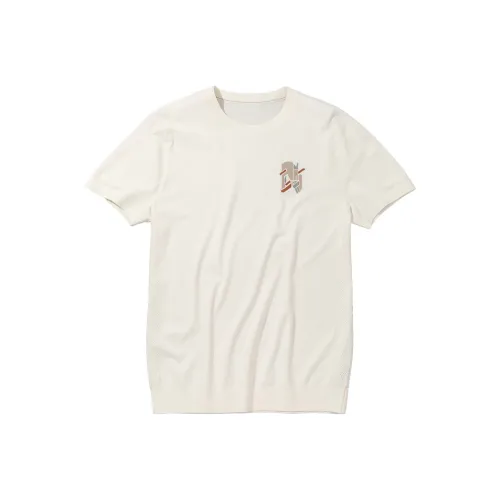 Mr.Bu T-Shirt Мужской Айвори Белый