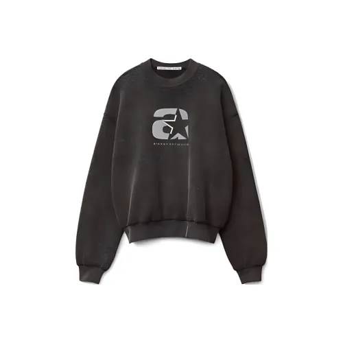 Alexander Wang Свитшот Унисекс Угольный Серый