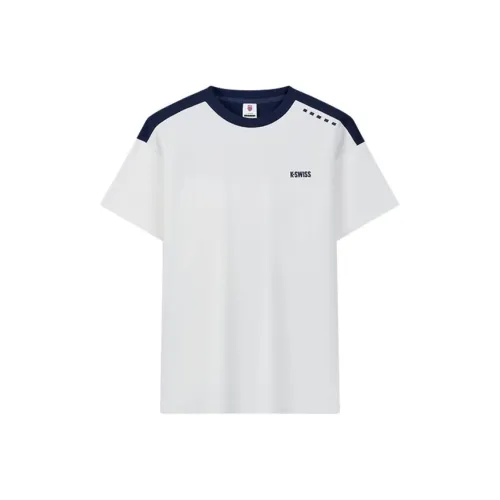 KSWISS T-Shirt Мужской Белый эвриалы