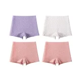 M1749-D Комбо-Country Цветочный-Фиолетовый+Белый+Розовый+Розовый (4 упаковки)