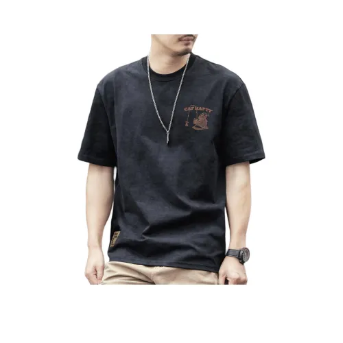 GELANLU Летняя футболка свободный крой унисекс