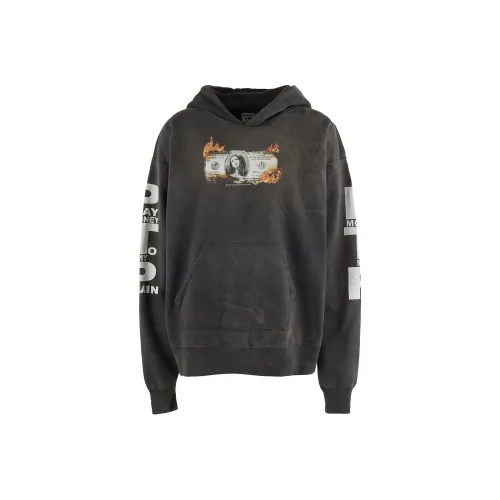 SAINT Mxxxxx x Pay Money To MY Pain SS24 Свитшот Мужской Черный