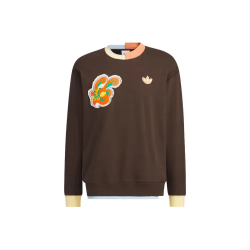 adidas originals melting sadness Темно-кофейный Унисекс Свитшоты
