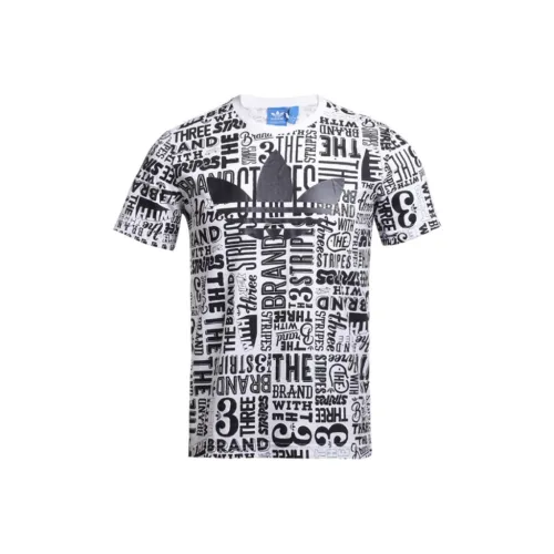 Adidas Originals T-Shirt Мужской Черный Белый