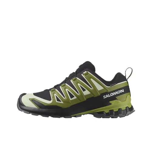 SALOMON XA Pro 3D V9 Slip Устойчивый к истиранию Низкий Топ Уличная обувь Мужская Зеленый