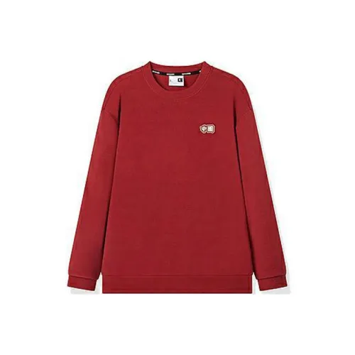 QIAODAN Толстовка Мужская Железо Красный