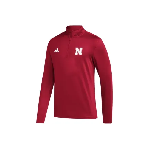 Adidas Nebraska Red Men's Hoodies