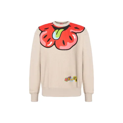 KENZO Светло-серый Мужской Свитшот