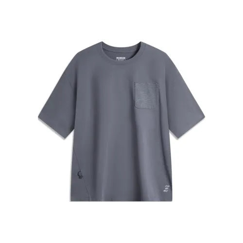 LINING x Nine Point Nine Sports Life Collection Футболка Унисекс Эбеново-черная