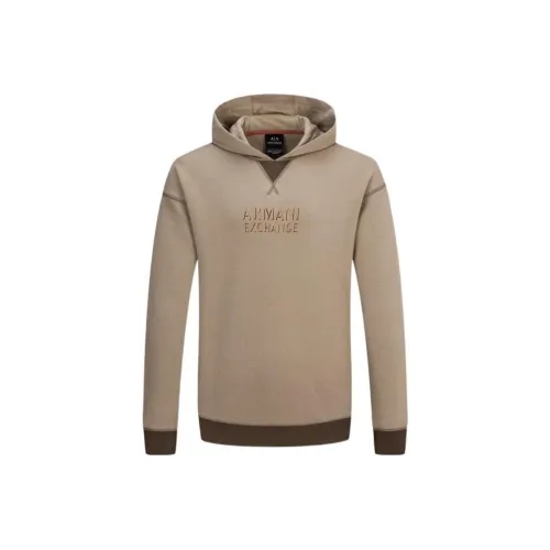 ARMANI EXCHANGE CAMEL Мужские Свитшоты