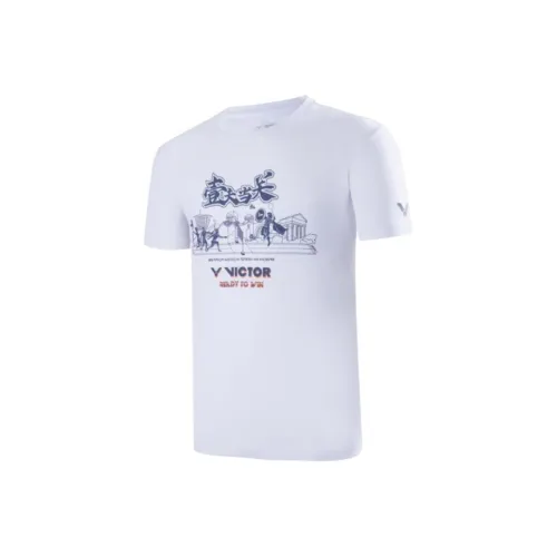 VICTOR Отбеленные Унисекс Футболки