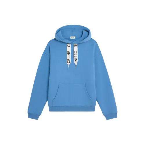 CELINE Свитшот Мужской Серый Синий
