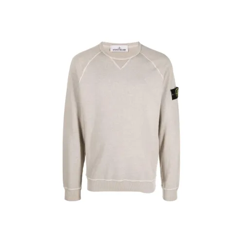 Stone Island Cream Men's Sweatshirts