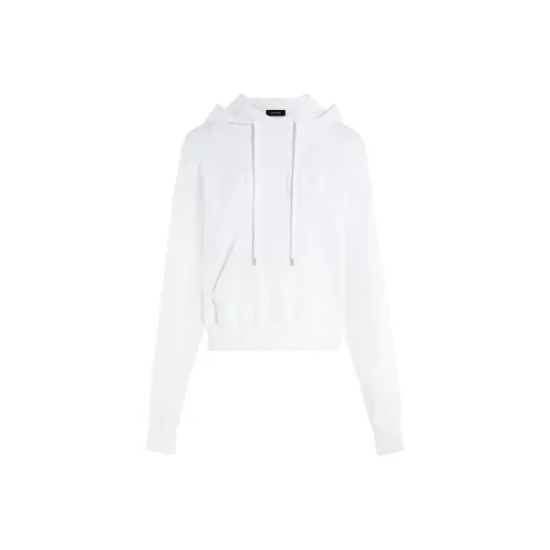 Mugler SS24 Свитшот Унисекс Белый