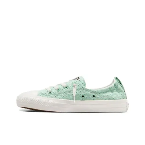 Converse Chuck Taylor All Star Low Топ Кеды Женские Зеленый Белый