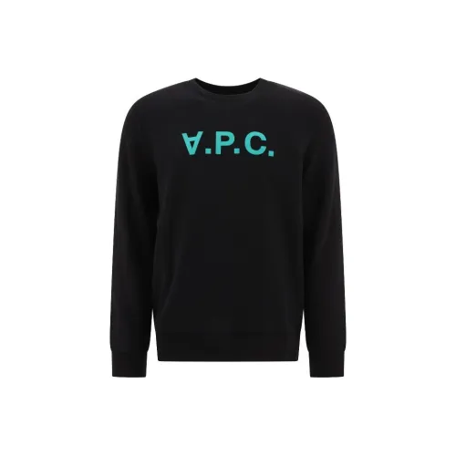 A.P.C. Joint Paragraph Черные Мужские Толстовки