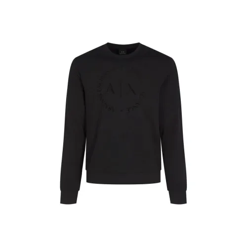 ARMANI EXCHANGE Черные Мужские Свитшоты