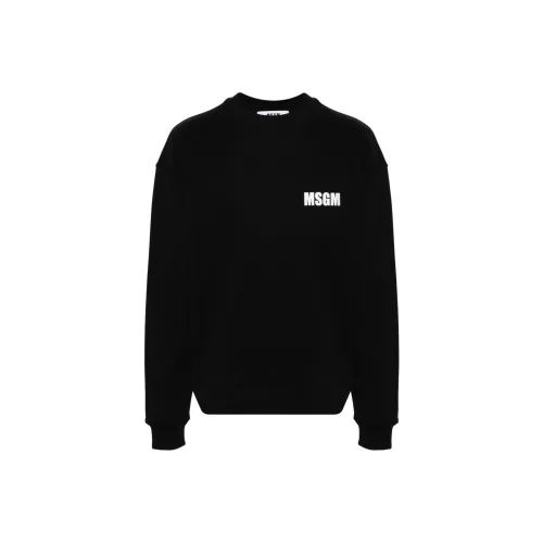 MSGM Черные Мужские Свитшоты