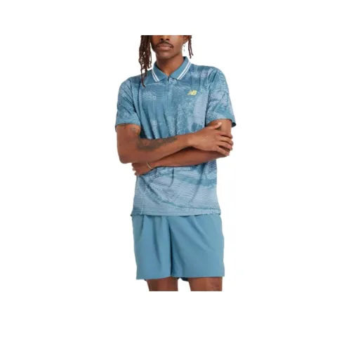 New Balance Tournament Printed T-Shirt Мужская Синие