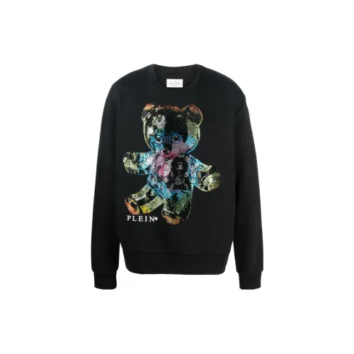 PHILIPP PLEIN Мужские черные свитшоты