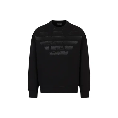 EMPORIO ARMANI SS23 Толстовка Мужской Черный