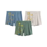 3 пачки - Моранди Синий + Светло-Серый + Серый Деревянный Зеленый