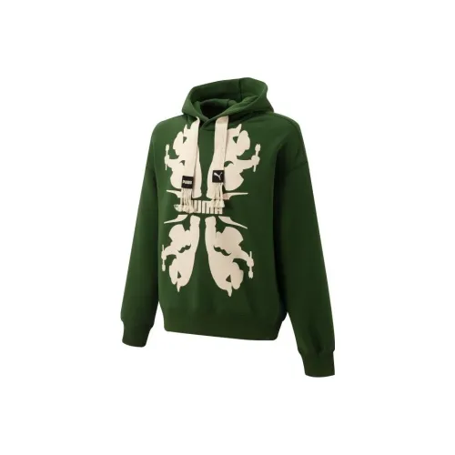 Puma X Staffonly X Monopoly Туманный зеленый Унисекс Свитшоты