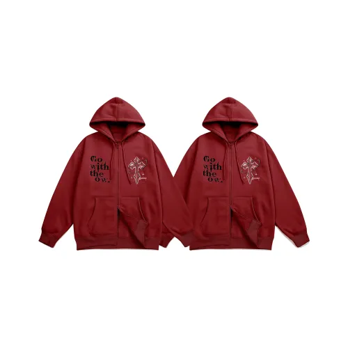 Guuka 2 шт. Темно-красный унисекс свитшоты