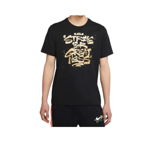 Nike Мужские черные футболки