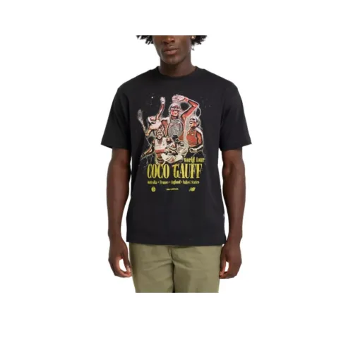 New Balance Coco Gauff World Tour T-Shirt Мужская Черная