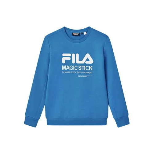 FILA East Wind Синий Мужской Свитшот