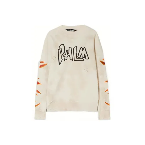 PALM ANGELS Белый Мужской Свитшот