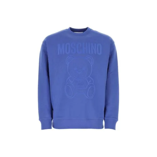 MOSCHINO Свитшот Мужской Морской Синий