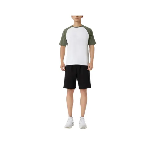 DECATHLON DOMYOS T Рубашка Мужская Снег Хаки Зеленый