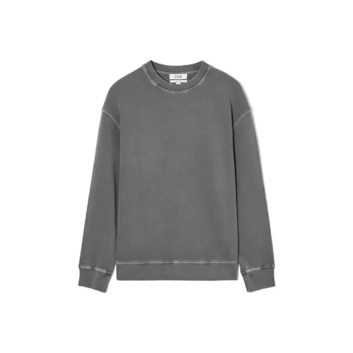 COS Свитшот Мужской Черный Серый