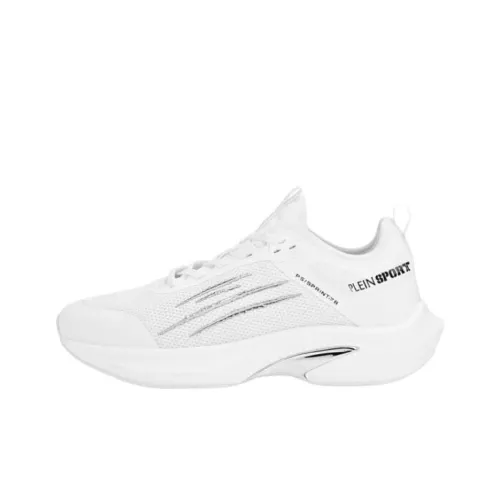 PLEIN SPORT Низкий топ Повседневная обувь Унисекс Белый