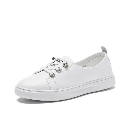 Joshua Figure Дышащий Низкий Топ Кэжуал Женские Белые