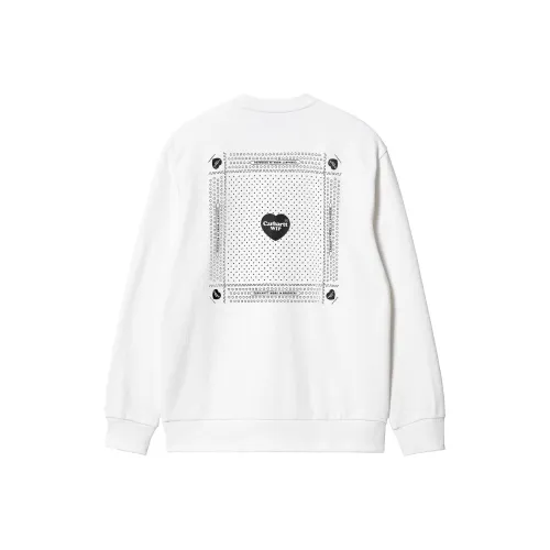 Carhartt WIP SS24 Heart Bandana Свитшот Мужской Белый