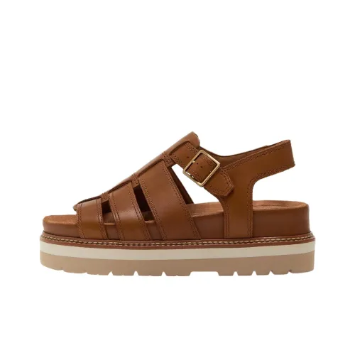 Clarks Originals Orianna Twist Римские Сандалии Женские Коричневые