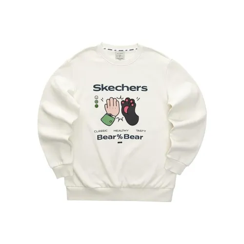 Skechers Зефирный белый/0074 Унисекс Свитшоты