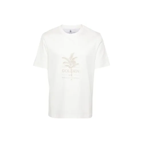 BRUNELLO CUCINELLI Белая Мужская Рубашка T