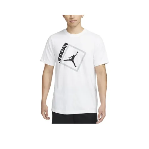 Джордан Белый Мужская Футболка