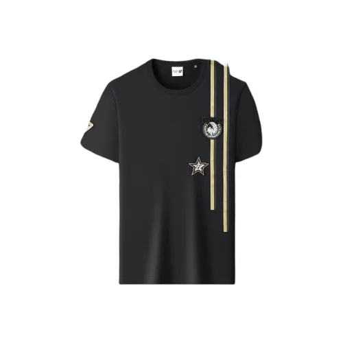 ELEKTA Мужские черные футболки