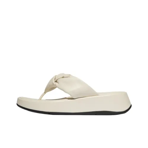 FITFLOP Резиновая подошва устойчивая к истиранию шлепанцы женские бежевые