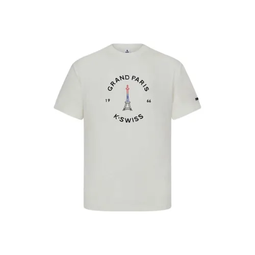 KSWISS T-Shirt Мужской Белый эвриалы